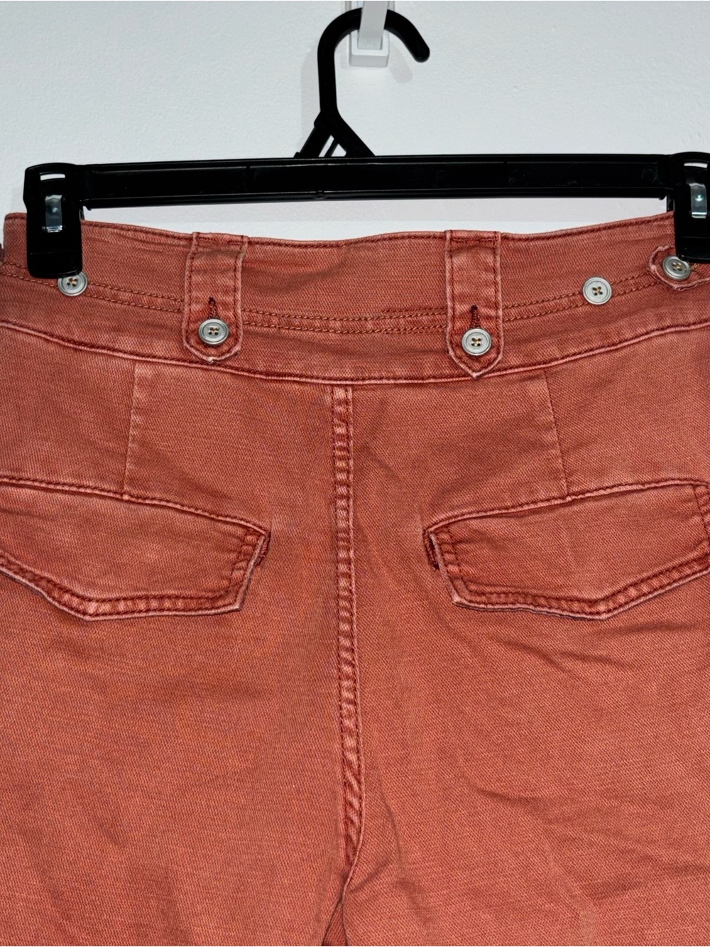 Pilcro Wide-Leg Cargo Pants — Rust Brown - Picture 5 of 8